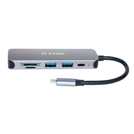 D-Link 5-in-1 USB-C Hub with Card